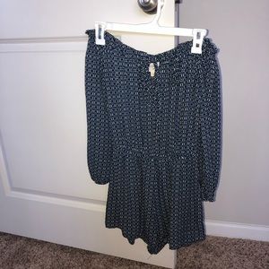 Off the shoulder romper